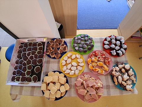selbstzubereiteter Osterbrunch